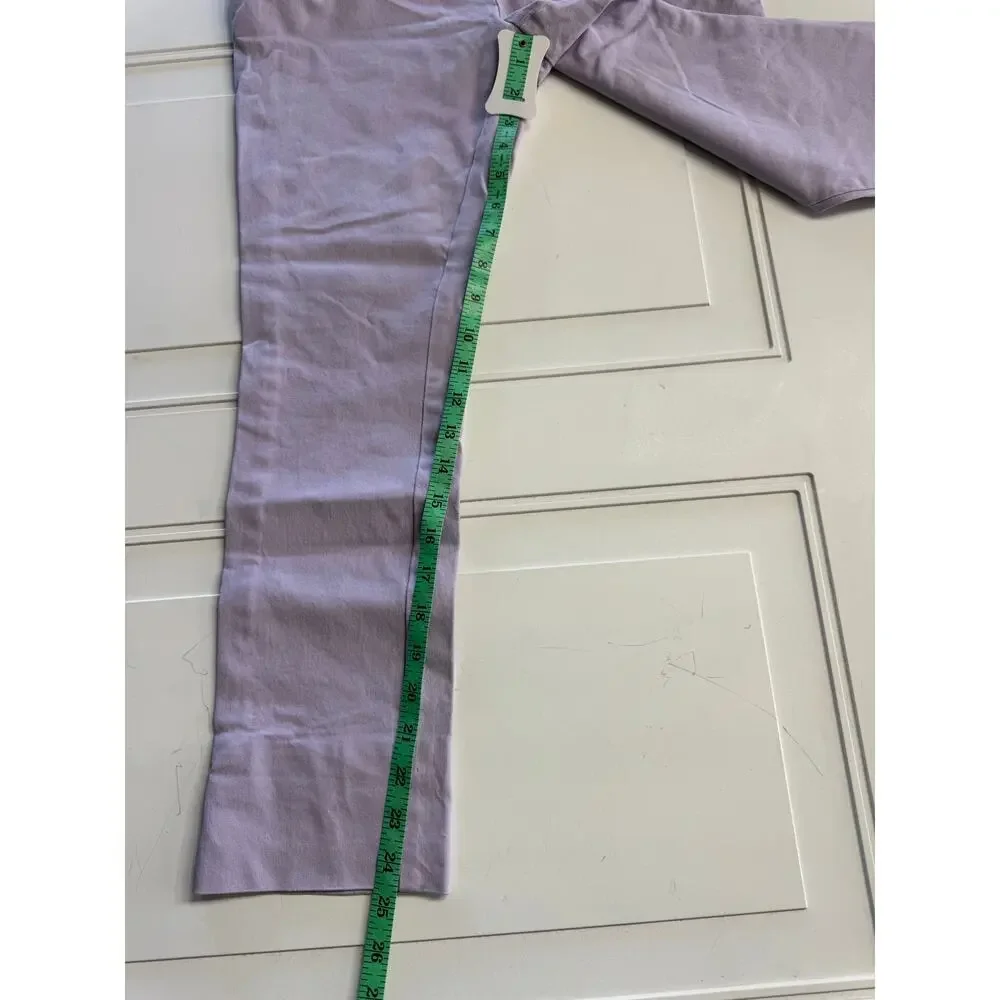 By Anthropologie The Essential Slim Purple Lavender Trousers Womens Size 4 - Picture 2 of 8
